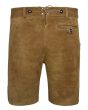 traditional lederhosen light brown back