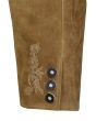 traditional lederhosen light brown side