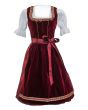 velvet dirndl
